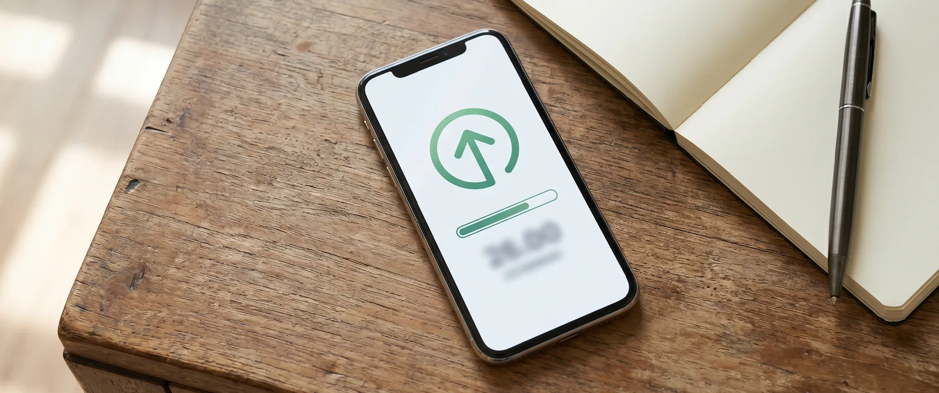 Téléphone affichant une option de clôture avant validation du ticket